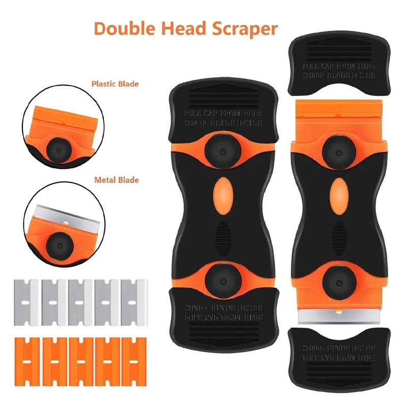 Dust Removal Sticker - البلاستيك/المعادن شفرة حلاقة كاشطات لنافذة السيارة
