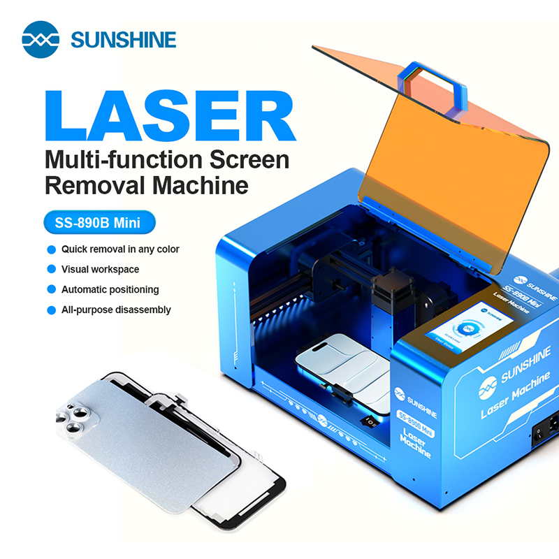 Screen Protector Cutter - آلة إزالة الشاشة بالليزر الصغيرة SUNSHINE
