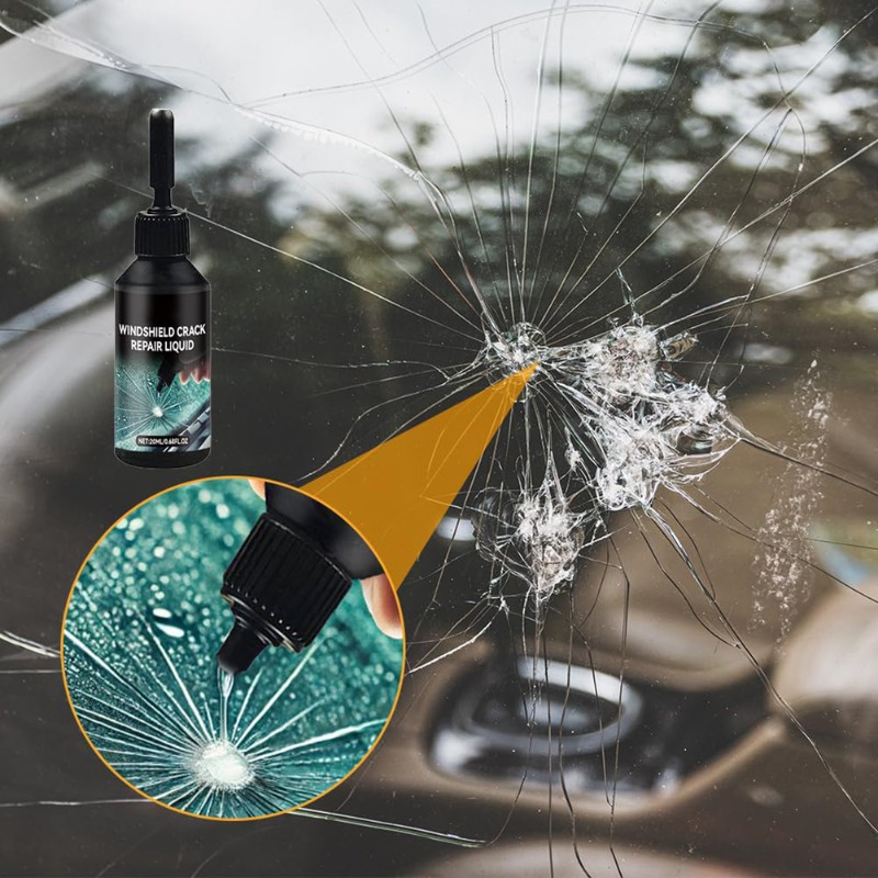 أدوات إصلاح زجاج السيارات، سائ - مراجعة Liquid Uv Glue Kit وسعره