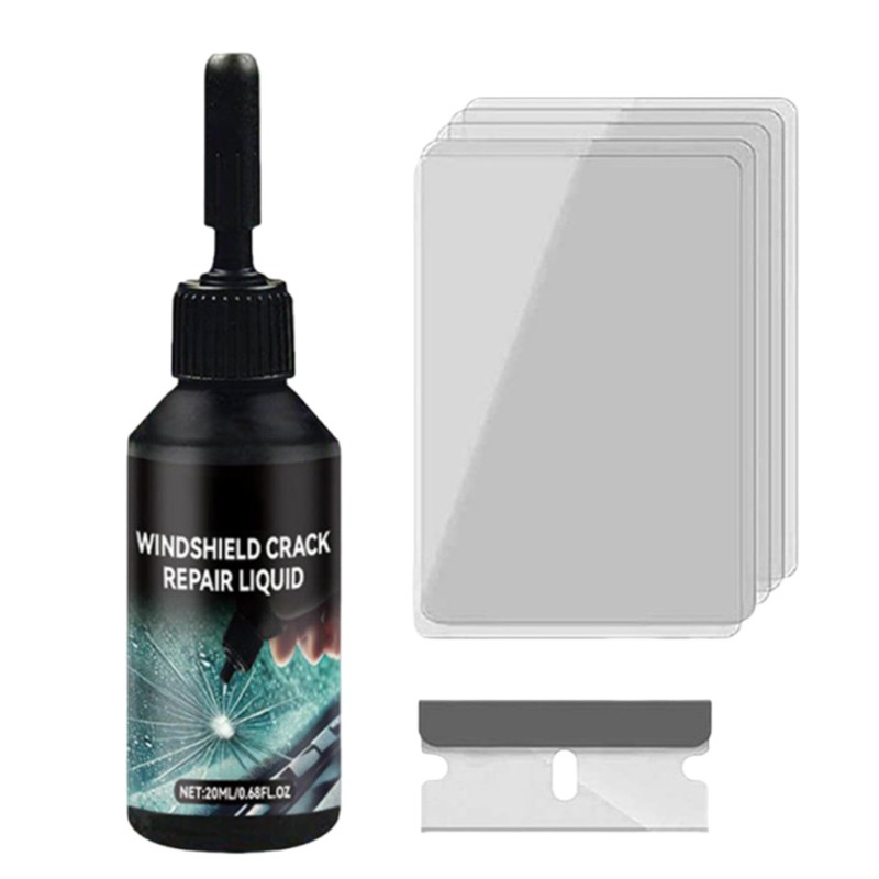 أدوات إصلاح زجاج السيارات، سائ - مراجعة Liquid Uv Glue Kit وسعره