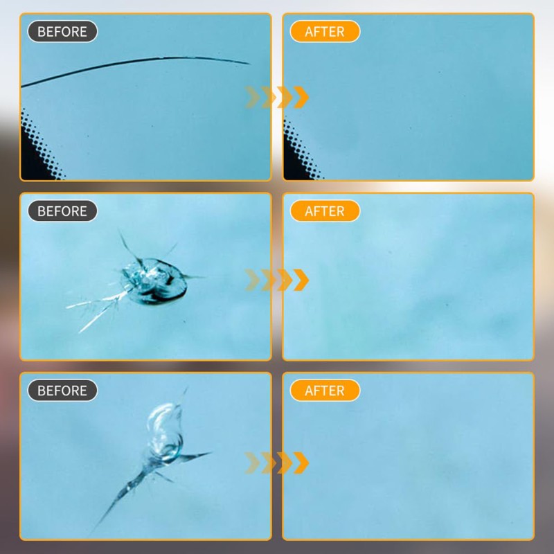 أدوات إصلاح زجاج السيارات، سائ - مراجعة Liquid Uv Glue Kit وسعره