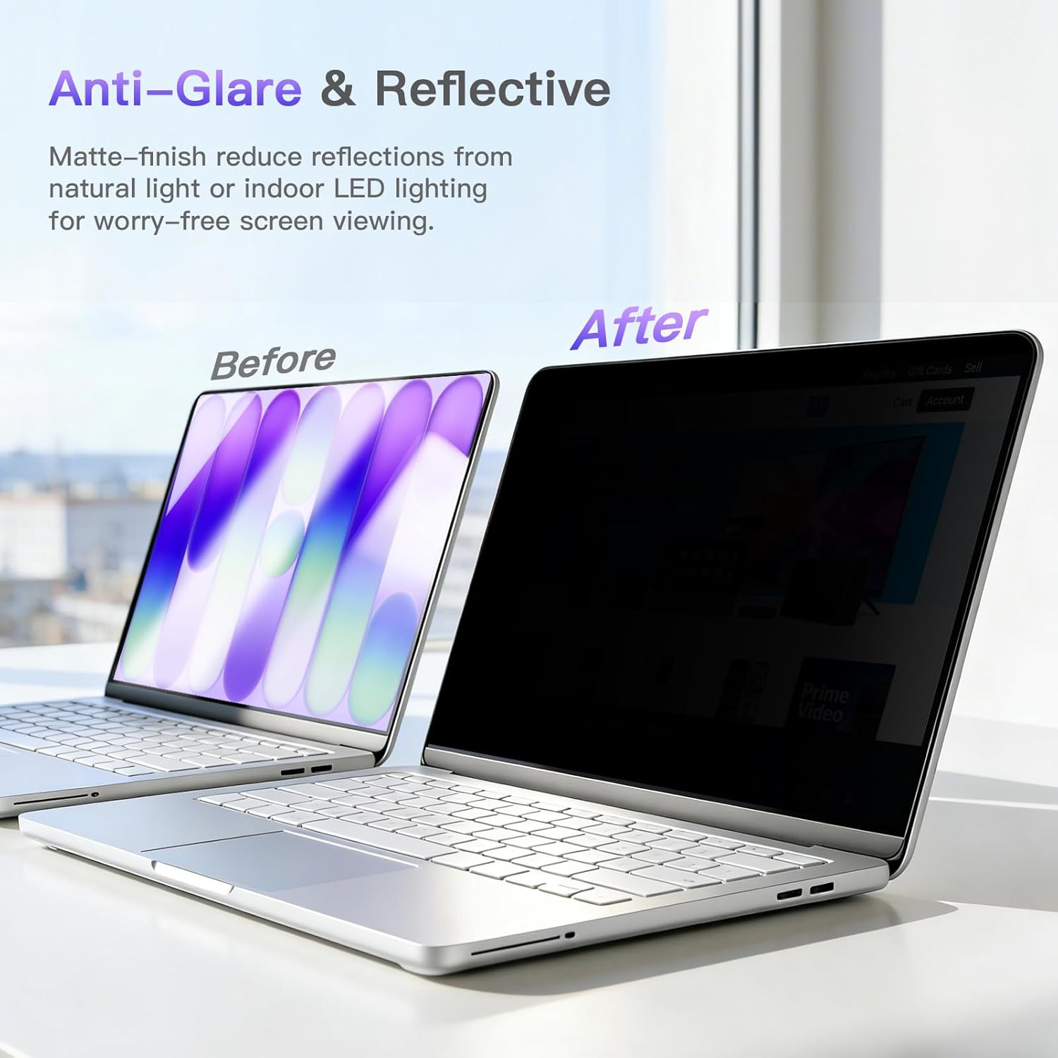 واقي شاشة للخصوصية لأجهزة ماك  - مراجعة Matte Anti Glare Screen وسعره