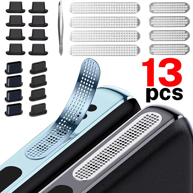 13 قطعة الهاتف المحمول الغبار  - مراجعة Dust Removal Sticker وسعره