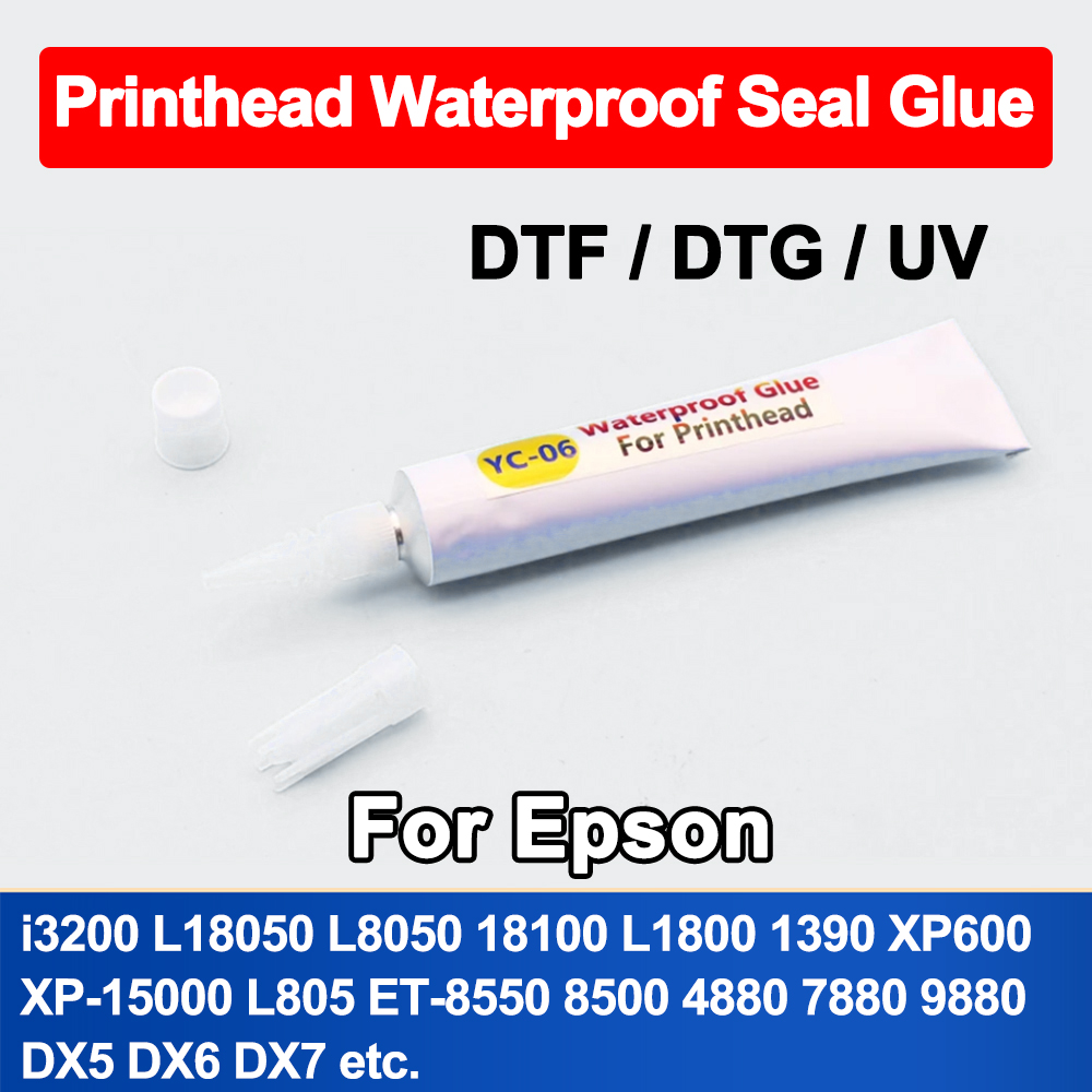 رأس الطباعة ختم XP600 i3200 47 - مراجعة Liquid Uv Glue Kit وسعره